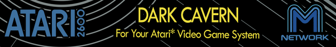 Dark Cavern logo for Atari 2600